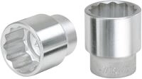 KS Tools 911.1082 1" 12-kant-Stecknuss, kurz, 2"