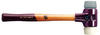 HALDER 3038.040 SIMPLEX-Schonhammer mit Stahlgussgehäuse und Holzstiel, 40,
