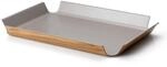 Continenta RutschfestesTablett Taupe/metallic 2906 45 x 34 x 10 cm
