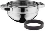 WMF Compact Cuisine Wasserbadsch&uuml;ssel 20 cm stapelbar, R&uuml;hrsch&uuml;ssel Edelstahl f&uuml;r