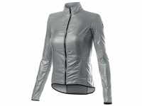CASTELLI Women's Aria Shell W Jacket, Silber grau, M