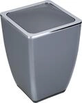 TrendLine Kosmetikeimer Cube 5 l anthrazit M&uuml;lleimer Schwingdeckeleimer...