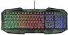 Trust Gaming GXT 830 RW-C Avonn Gaming Tastatur (Regenbogenwellen-Beleuchtung, 12