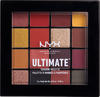 NYX Professional Makeup Ultimate Shadow Palette, Lidschattenpalette, 16 Farbtöne,
