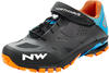 Northwave Spider 2 MTB Trekking Fahrrad Schuhe schwarz/blau/orange 2021:...