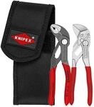 KNIPEX Mini-Zangenset in Werkzeugg&uuml;rteltasche 1 x 87 01 125, 1 x 86 03 125 160 mm,