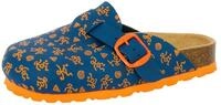 Lico Unisex Kinder Bioline Clog Kids Pantoletten, Blau Orange, 33 EU