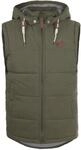 !Solid SDDry Weste Herren Weste Steppweste Outdoor Weste mit Kapuze Stehkragen