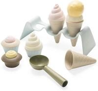 Dantoy - BIO Eis set - 15 St&uuml;ck &ndash; Ab 2 Jahre - K&uuml;chenset - Rollenspiel -