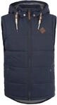 !Solid SDDry Weste Herren Weste Steppweste Outdoor Weste mit Kapuze Stehkragen