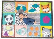 Infantino - Fold & Go Giant Discovery Mat - Tragbar - Stimulation der Sinne -