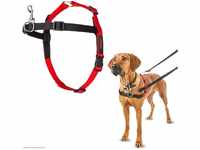 HALTI Front Control Anti-Zug Geschirr, Größe Groß - Verhindert, dass Ihr Hund an
