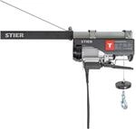STIER Elektrischer Seilzug, Tragkraft 999 kg, Leistung 1600 W, Hebeh&ouml;he bis 12...