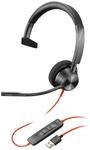 Plantronics Blackwire 3310 - Schnurgebundenes UC Mono-Headset mit USB mit USB-A-A