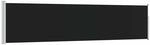 vidaXL Ausziehbare Seitenmarkise 117&times;514 cm Schwarz
