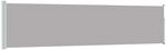 vidaXL Ausziehbare Seitenmarkise 117&times;514 cm Grau