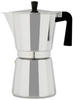 Oroley 215010300 New Vitro Kaffeemaschine mit Tassen, Aluminium, Silber