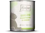 MjAMjAM - Premium Nassfutter f&uuml;r Katzen - leckeres Rind an ged&auml;mpftem K&uuml;rbis, 6er