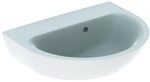 Geberit Renova Handwaschbecken, ohne Hahnloch, asymmetrischer &Uuml;berlauf, Breite:
