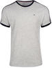 Tommy Hilfiger Herren T-Shirt Kurzarm Rundhalsausschnitt, Grau (Grey Heather), XL