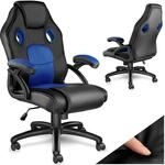 tectake&reg; Racing B&uuml;rostuhl, Gaming Stuhl mit Wippfunktion, Chefsessel, Drehstuhl mit