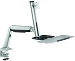 LogiLink BP0040 Sitz-/Steharbeitsplatz Monitor-Schreibtischhalterung 33-81,3 cm