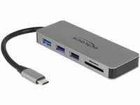 Delock USB Type-C Dockingstation für Mobilgeräte 4K - HDMI/Hub/SD/PD 2.0,...
