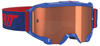 Leatt Velocity 4.5 Motocross Brille (Blue/Red,One Size)