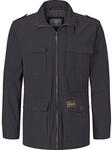 Jan Vanderstorm Herren Fieldjacket Bror Schwarz, 56