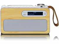 Lenco PDR-040 - Tragbares DBA+ Radio - FM Radio - mit Bluetooth - integrierter Akku