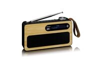 Lenco PDR-040 - Tragbares DAB+ Radio - FM Radio - mit Bluetooth - integrierter Akku
