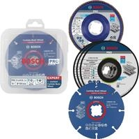 Bosch Accessories 5tlg. X-LOCK Trennscheiben Schleifscheiben Set (Edelstahl,...