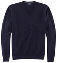 OLYMP Herren Pullover V-Ausschnitt Casual.Strick,Single Jersey,Regular fit,Marine