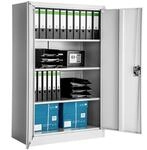 tectake&reg; Aktenschrank abschlie&szlig;bar, Schrank B&uuml;ro, Metallschrank zur