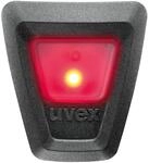 uvex Plug-in LED f&uuml;r Active Zubeh&ouml;r, Black-red, one Size | inkl. LED-Licht