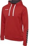 hummel Herren Hoodie Hmlauthentic Poly Hoodie, True Red, M, 204930-3062-M