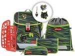 Step by Step Schulranzen-Set 2IN1 Plus &bdquo;Wild Cat Chiko 6-teilig, gr&uuml;n-schwarz,