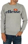 Ellesse SL SUCCISO Herren-Sweatshirt, Grau Marl, 2XL