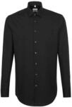 Seidensticker Herren Mens Regular Patch Longsleeve Businesshemd, Schwarz(193690), 41