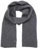 GANT Herren O2. Wool Knit Scarf Schal, Grau (Dark Grey Melange), One Size