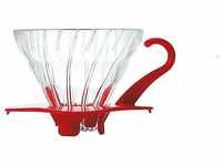 Hario V60 dripper transparent heat-resistant glass 01 Red 1-2 cups of VDG-01R...