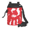 LACD Chalk Bag Farbe rot: Magnesium Tasche für klettern & bouldern, Frauen &