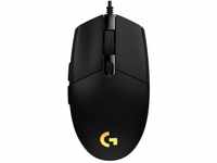 Logitech Gaming Mouse G102 LIGHTSYNC Maus für Rechtshänder, Optisch, 6 Tasten,