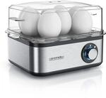 Arendo - Eierkocher Edelstahl f&uuml;r 1 bis 8 Eier - Egg Cooker - 500 W &ndash;...