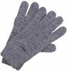 GANT Herren Knitted Wool Gloves Handschuhe, Dark Grey Melange, Einheitsgröße
