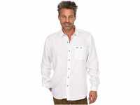 Stockerpoint Herren Hemd Vincent2 Trachtenhemd, Weiß (Weiss Weiss), Small