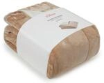 s.Oliver Doublesoft Kuscheldecke 150x200 cm beige & Creme - flauschig Decke 