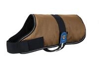 Knuffelwuff 13873-011 Hundemantel Funktionstextil reflektierend, 40 cm, braun/schwarz