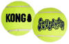 KONG – Squeakair Balls – Premium-Hundespielzeug, Quietschende Tennisbälle,