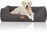 Knuffelwuff Hundebett Lotte aus Velours mit feinem Handwebcharakter XL 105 x...